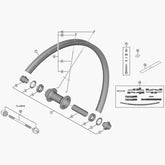 Shimano Whmt601-Tlf15-29 Spoke 290Mm Wheel Spares